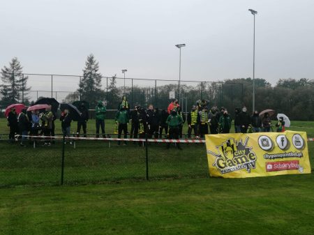 Piłkarze LZS-u Krynki mogli liczyć na wsparcie kibiców w derbowym meczu [FILM]