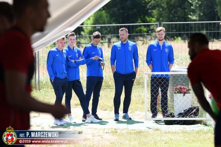 Unia na treningu Wisły Kraków. Unia zagra sparing z KTS Weszło