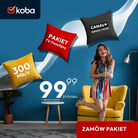 Canal + i Internet w Koba za 99 zł miesięcznie!