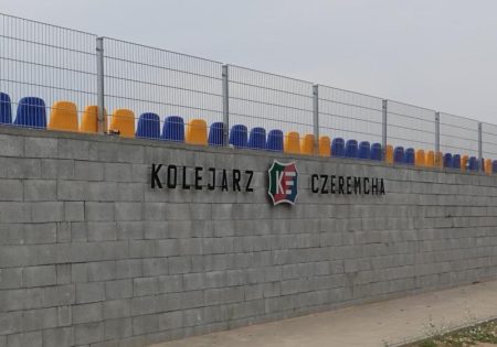Redaktorzy „Łączy Nas Piłka” na meczu Kolejarza Czeremcha