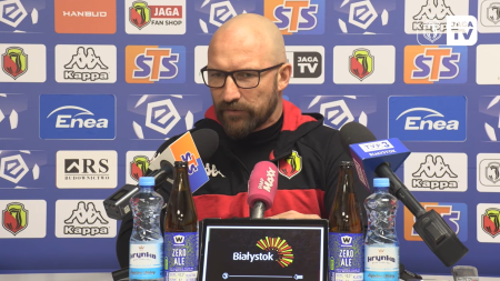 Maciej Stolarczyk na konferencji: presja jest czymś normalnym w piłce nożnej