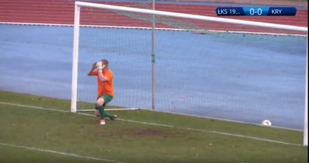 Gol kuriozum w meczu ŁKS – Krypnianka
