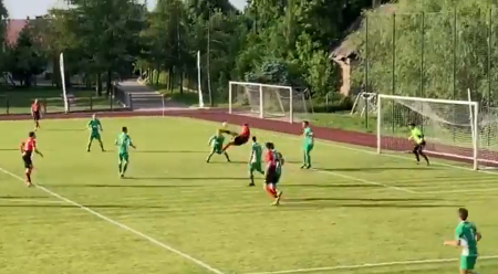 Piękna przewrotka zawodnika Hetmana Tykocin! [FILM]