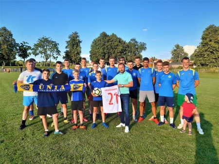 „Franek” odwiedził Unię Ciechanowiec [ZDJĘCIA]