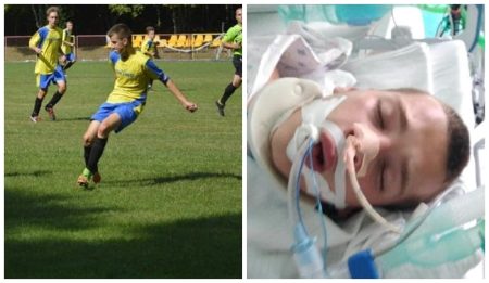 Młody piłkarz Pojezierza Prostki walczy o zdrowie! Został sparaliżowany podczas meczu