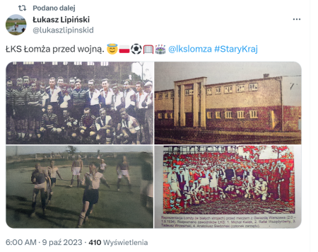 Zobacz przedwojenne zdjęcia ŁKS-u Łomża