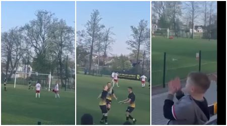 Zawinął piłkę i zdjął pajęczynę. Noga, która wiąże krawaty [GOL ZAWODNIKA ORLĄT – FILM]