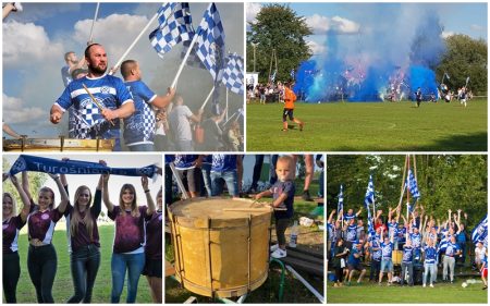 Piłkarskie święto w Turośni Kościelnej! Doping i oprawa [ZDJĘCIA]