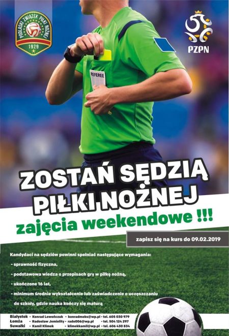 Zostań sędzią piłkarskim!
