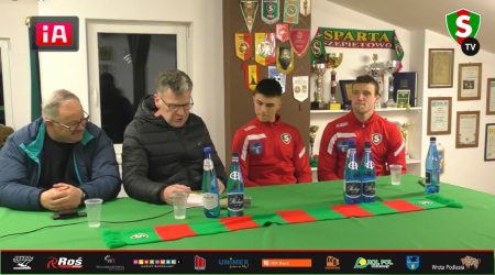 Zobacz konferencję Sparty Szepietowo przed rundą wiosenną [VIDEO]