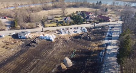 Zobacz, jak przebiega przebudowa stadionu w Supraślu [VIDEO]