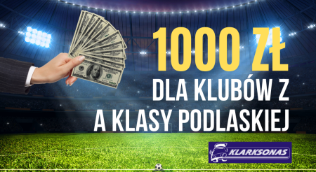 1000 zł dla Hetmana Tykocin w konkursie firmy Klarksonas!