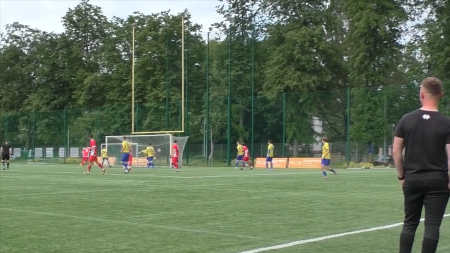 Kuriozalny gol w meczu Hetman Białystok – Krypnianka Krypno [FILM]